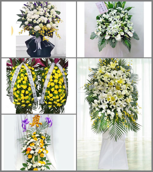江苏南京雨花台区雨花经济开发区白事花篮预定